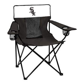 Logo Brands Elite Black Chicago White Sox Director's Folding Chair