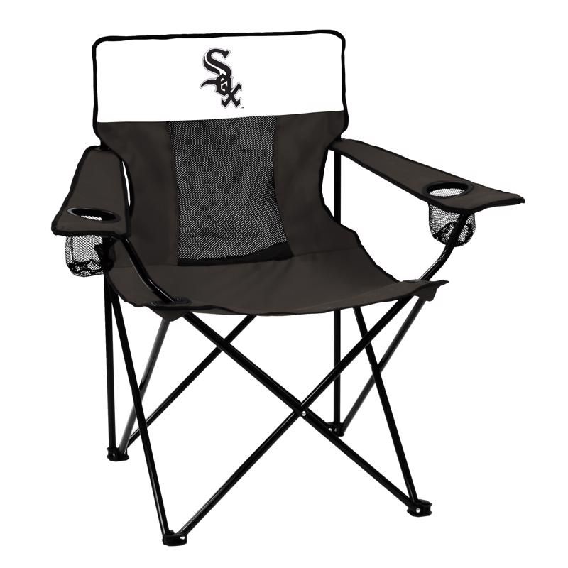 Logo Brands Elite Black Chicago White Sox Director's Folding Chair, 1 of 2