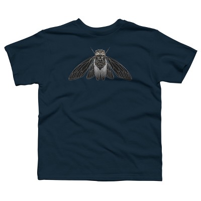 Boy's Design By Humans Monochrome Cicada By Realkey T-Shirt