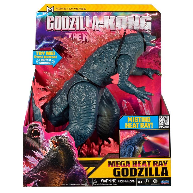 Godzilla x Kong: The New Empire Mega Heat Ray Godzilla Action Figure ...