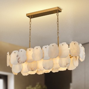 23-39"Modern Natural Marble Living Room Chandeliers - 1 of 4