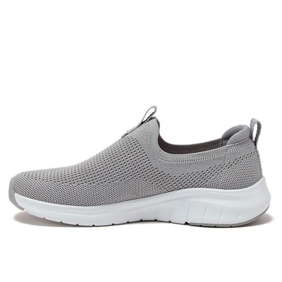 Женские кроссовки Lands' End Women's Casual Knit Slip On Sneakers - 9 - Harbor Gray — фото 3