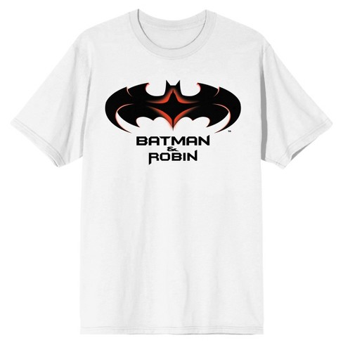 Batman & Robin 1997 Logo Men's White T-shirt : Target