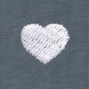Dalix Lil Heart Face Embroidered Lightweight Relaxed Jersey Tee Summer Cute Short Sleeve T Shirt Womens - 2 of 4