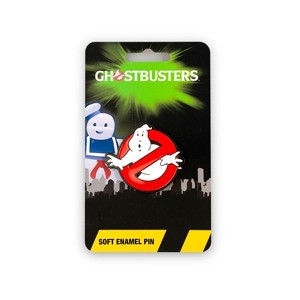Just Funky OFFICIAL Ghostbusters No Ghosts Logo Pin | Enamel Collector's Pin | Approx. 1.5" - 1 of 4