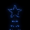 vidaXL Christmas Cone Tree Decoration Artificial Christmas Tree with LEDs - Blue 16 x 5 ft - 4 of 4
