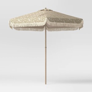 7.5' Outdoor Round Patio Market Umbrella - Threshold™ - 1 of 4