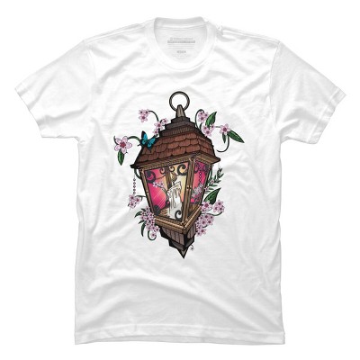 Men's Design By Humans Beautiful Lantern By Adamzworld T-Shirt