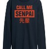 Men's - Instant Message - Call Me Senpai Long Sleeve Graphic T-Shirt - 2 of 4