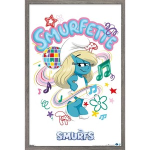 Trends International Smurfs (2025) - Smurfette Framed Wall Poster Prints - 1 of 4