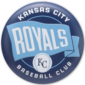 MLB Kansas City Royals Metal Button Wall Art - 1 of 4