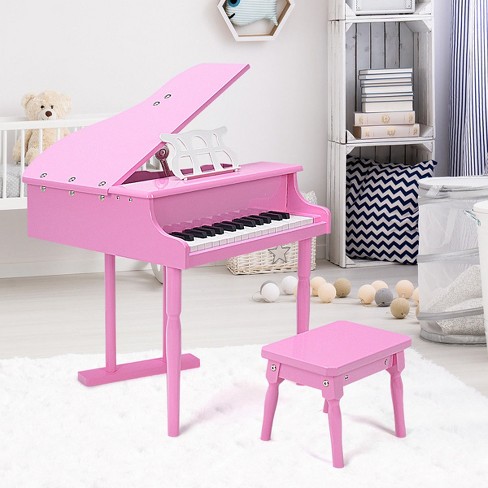 Pink piano for store kids