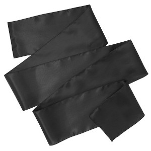 Sparkle and Bash 12 Pack Black Ribbon Chair Bows for Wedding, Baby Shower, Birthday Party Decorations - 1 of 4