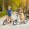 Aosom Youth Scooter Kick Scooter for Kids 5+ with Adjustable Handlebar Front and Rear Dual Brakes Inflatable 16" Wheels - 3 of 4