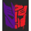 Women's Transformers Split Bot Graffiti Logo T-Shirt - 2 of 4