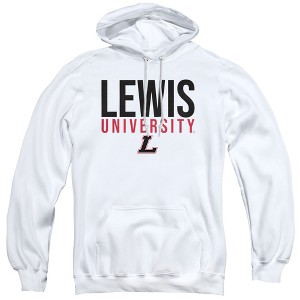 Lewis University Official Stacked Adult Pull-Over Hoodie - 1 of 4