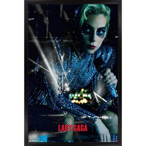 Trends International Lady Gaga - Live Framed Wall Poster Prints - 1 of 4