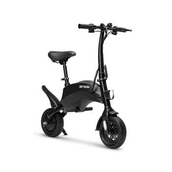 Jetson LX10 Adult 10" Step Over Electric Folding Bike - Black