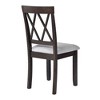 Kumasinova Upholstered Dining Chairs – Set of 2 Tufted Linen Fabric Kitchen Chairs with Arched Backrest, Accent Diner Chairs with Solid Wood Legs - 4 of 4