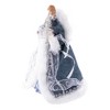 Northlight Lighted Angel with Faux Fur Wings Christmas Tree Topper - 14" - Blue and White - 3 of 4