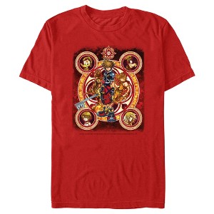 Men's Kingdom Hearts 2 Stained Glass Art T-Shirt - 1 of 4