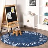 Nuloom Alphabet Washable Round Rug - 2 of 4