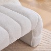 69.7" Modern Upholstered Ottoman Bench with Deep Channel Tufting and Ergonomic Seat Height for Living Room -3irtyhousy - 3 of 4