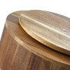 iDesign 10-Inch Round Acacia Wood Lazy Susan - 4 of 4