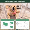 FXW Homeplus Indoor Dog Playpen - Stress-Free and Safe Play,Panels for Puppy and Small Dogs, Black│Patented - 3 of 4