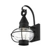 Livex Lighting Newburyport 1 - Light Wall Light in  Black - 2 of 4