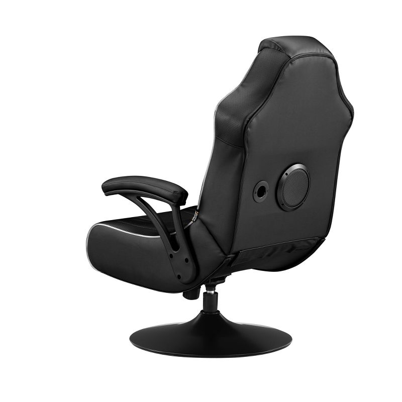 CXR3 Neo Fiber LED Audio Pedestal Gaming Chair with Subwoofer Black - X Rocker, 5 of 17