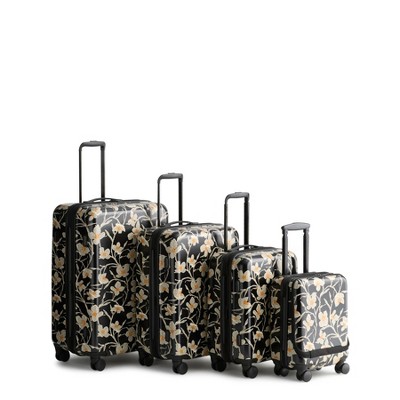 Vera Bradley Women's Outlet Hardside 4 Piece Luggage Set