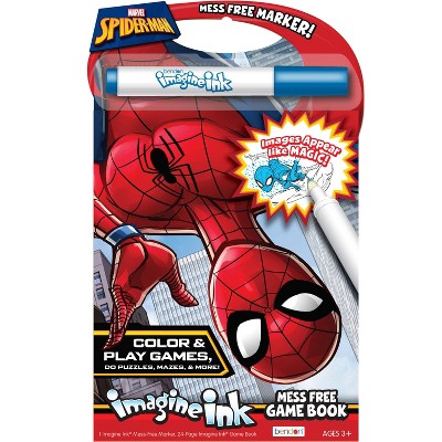 Spider Man Imagine Ink Mess Free Game Book Target