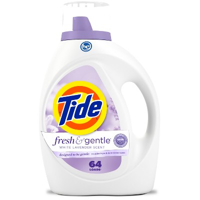 Tide Zero Soft Lavender HE Deep Cleaning Concentrated Liquid Laundry Detergent