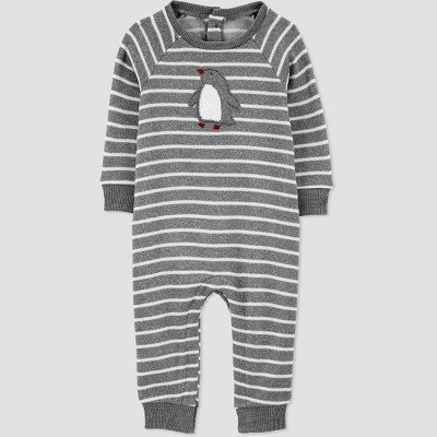 Baby Boys' Penguin Jumpsuit - Just One You® made by carter's Gray 6M
