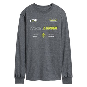 Men's - Star Wars - The Mandalorian Mando Jersey Long Sleeve Graphic T-Shirt - 1 of 3