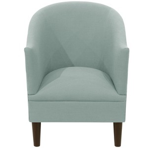 Upholstered Tub Chair Linen Seaglass - Skyline Furniture