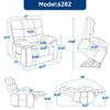 Dual Motor Infinite Position Large Power Lift Recliner Chair with Heat, 8-Point Massage, and Medium-Firm Heavy-Duty Design - 3 of 4