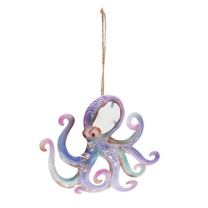 Gallerie II Metal Capiz Octopus Ornament - 1 of 3