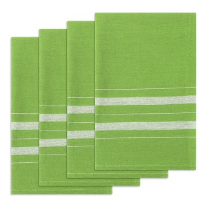 Unique Bargains Cotton Absorbent Soft Stripe Kitchen Towels 18" x 28" - 1 of 4
