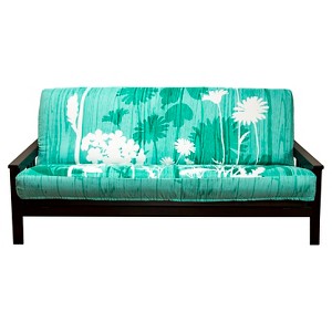 Turquoise Cottage Grove Futon Cover (Full) - Siscovers