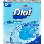 Dial Antibacterial Deodorant Spring Water Bar Soap - 12pk - 4oz each