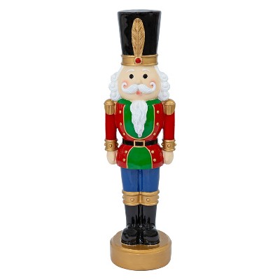 Sunnydaze Tommy the Toy Soldier Christmas Nutcracker Statue - 37"