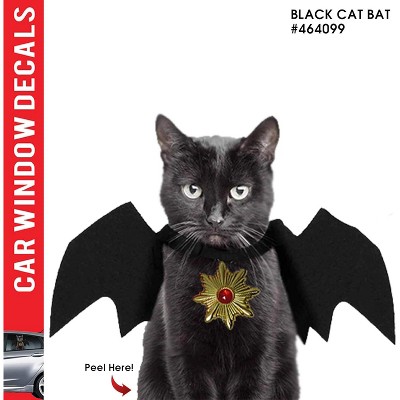 LEMONSODA Car Window Decal -  3D -  (Black Bat Cat)