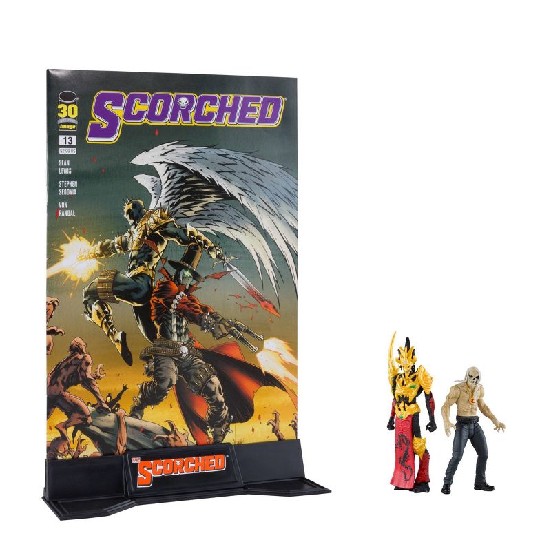 McFarlane Toys Page Punchers Scorched 13 Spawn Comic Book with 2pk 3&#34; Mini Figures - Freak and Mandarin Spawn, 1 of 11