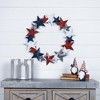 Americana Metal Star Wreath 18"D - 2 of 2