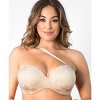 Curvy Couture Strapless Sensation Multi-way Push Up Bra - 4 of 4
