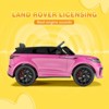 12V Ride On Car, Electric Vehicle Toy for Kid & Toddler, Licensed Land Rover Battery Powered Electric Truck with Parental Remote Control - 4 of 4