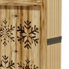 Spassway Rustic Folding Wood Room Divider Vintage Freestand Privacy Screen for Room Seperation Living Room Bedroom Office Room - 2 of 4