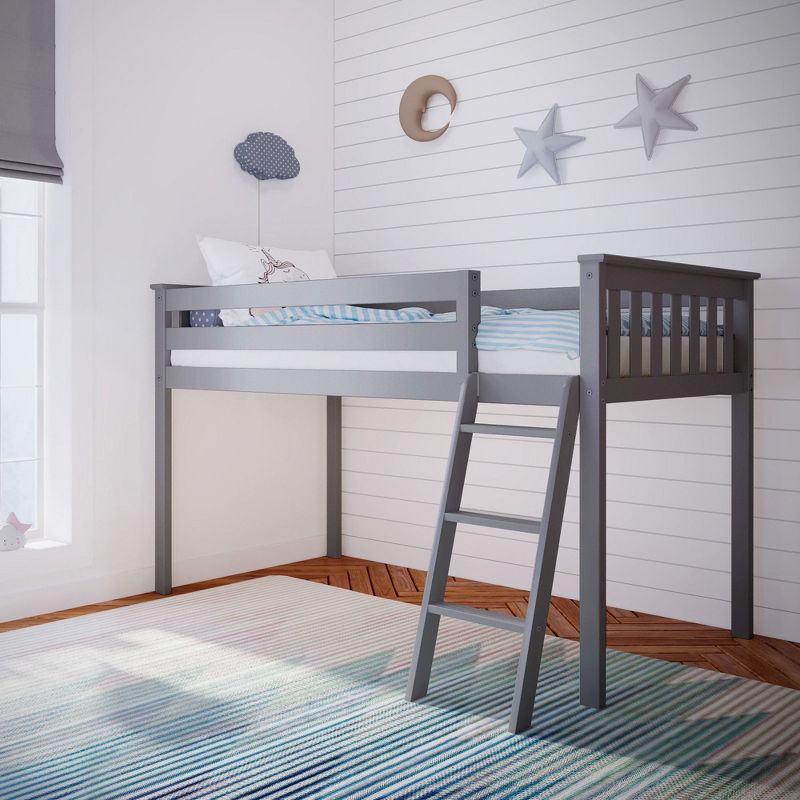 Max & Lily Twin Low Loft Bed, 2 of 8